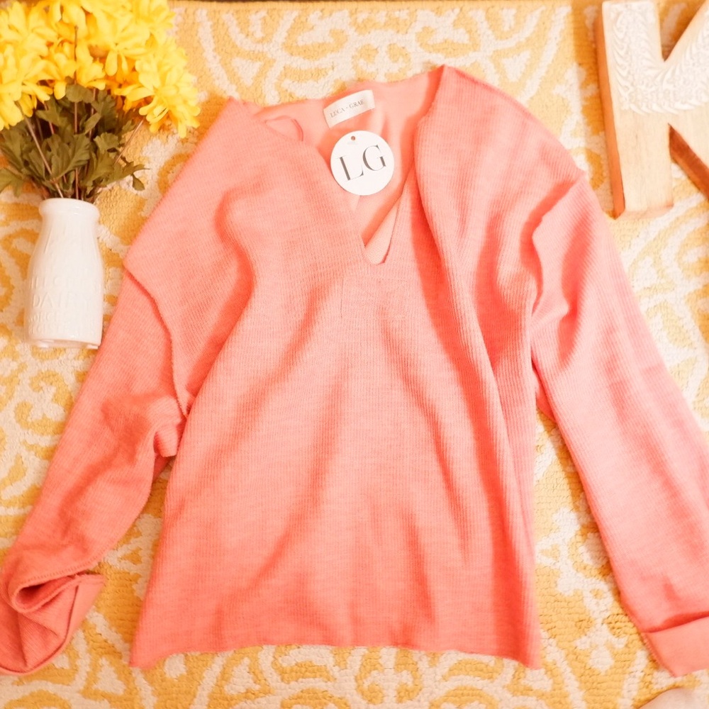 Luca and Grae Rose Sweater*NWT